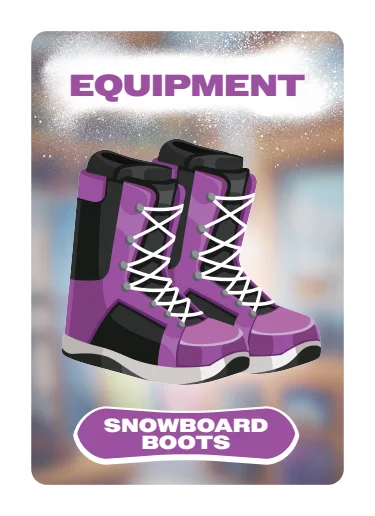 Equipment card — snowboard boots