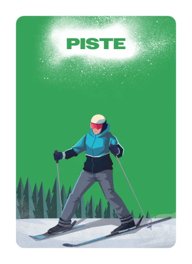 Green Piste card